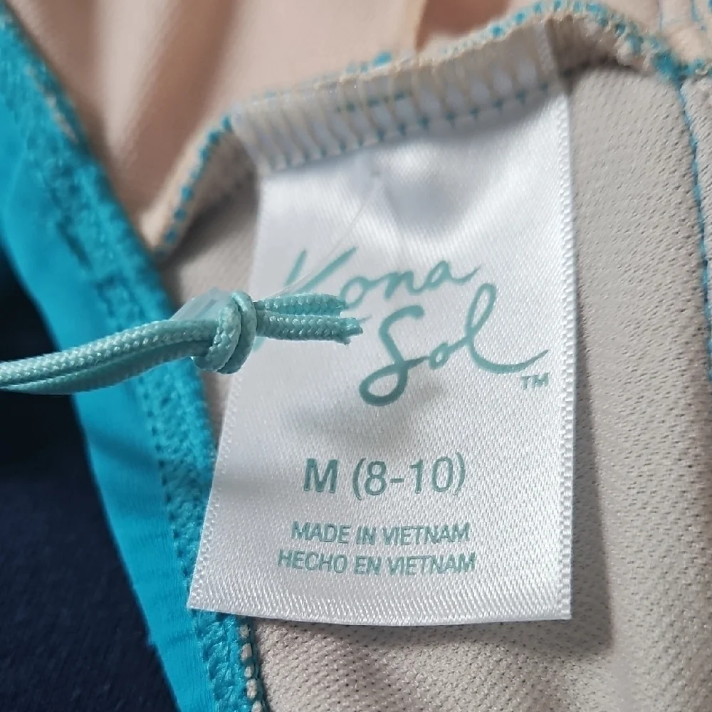 Kona Sol Teal One Piece Swimsuit